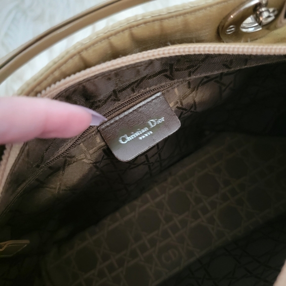 Small Cannage Nylon Lady Dior - Picture 3 of 15